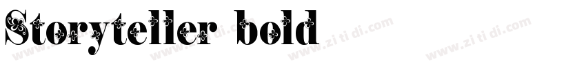 Storyteller Bold字体转换